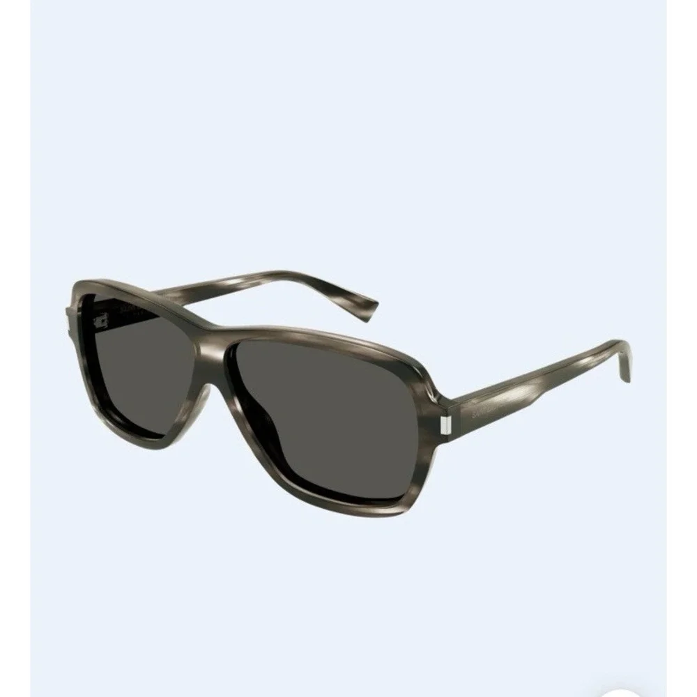 Saint Laurent Sunglasses SL 609 Carolyn 004-Havana Aviator Corner Angle